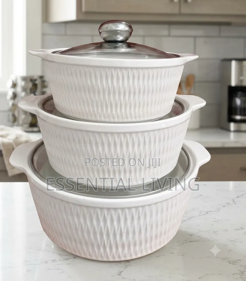 3 PCS Insulated Thermal Casserole Set - Food Serving Dishes