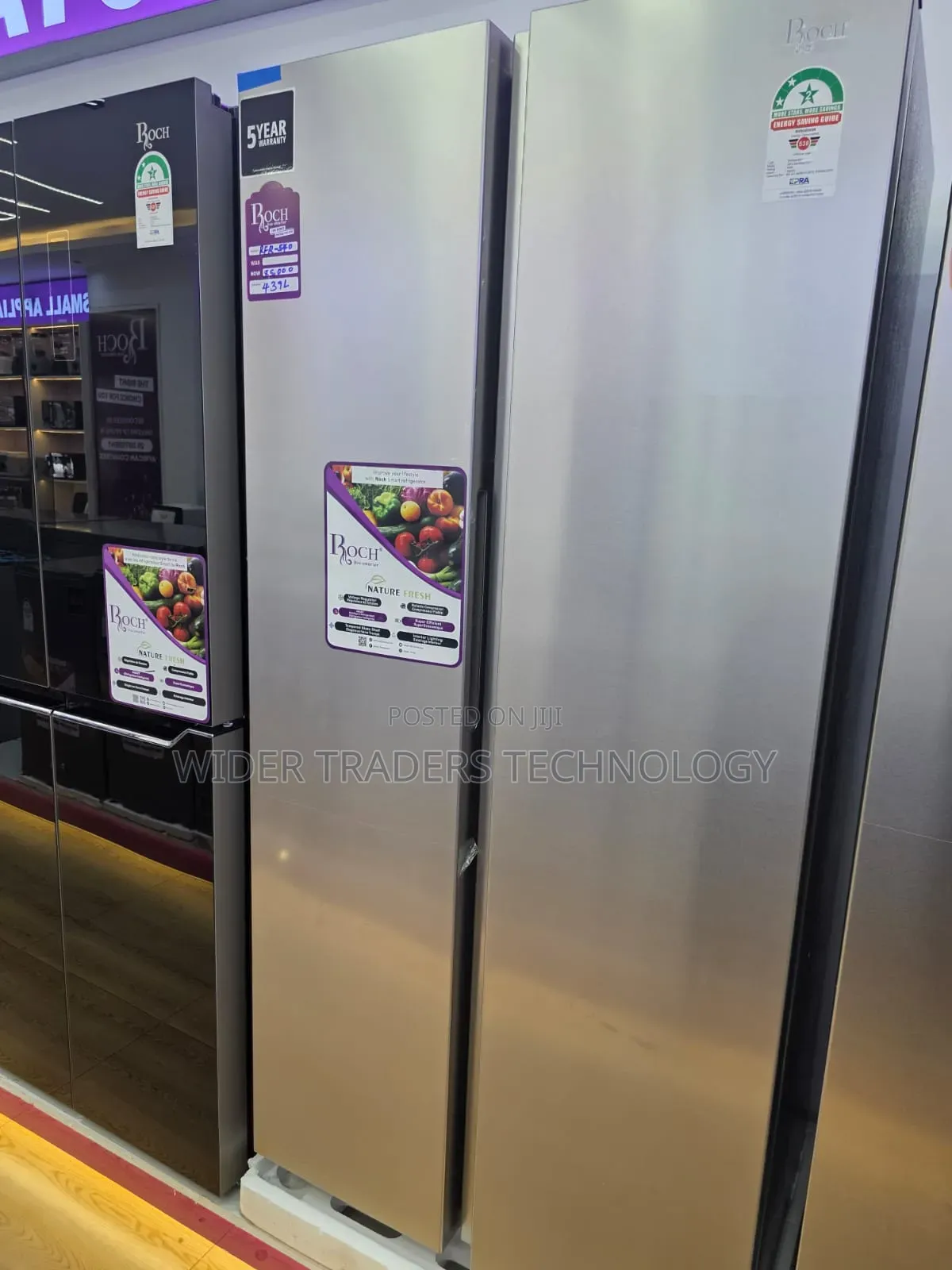 Roch Side by Side Refrigerator 439L