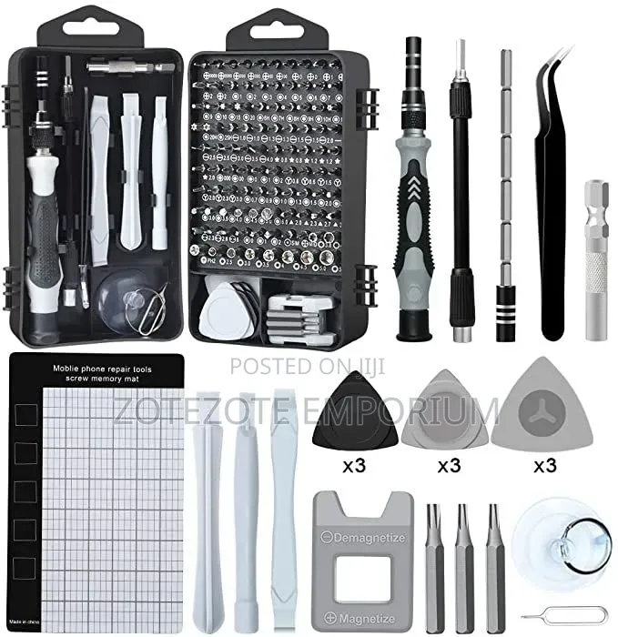 115 PCS Precision Screw Driver Set
