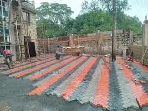 Coloured 3D Cabro Paving Blocks