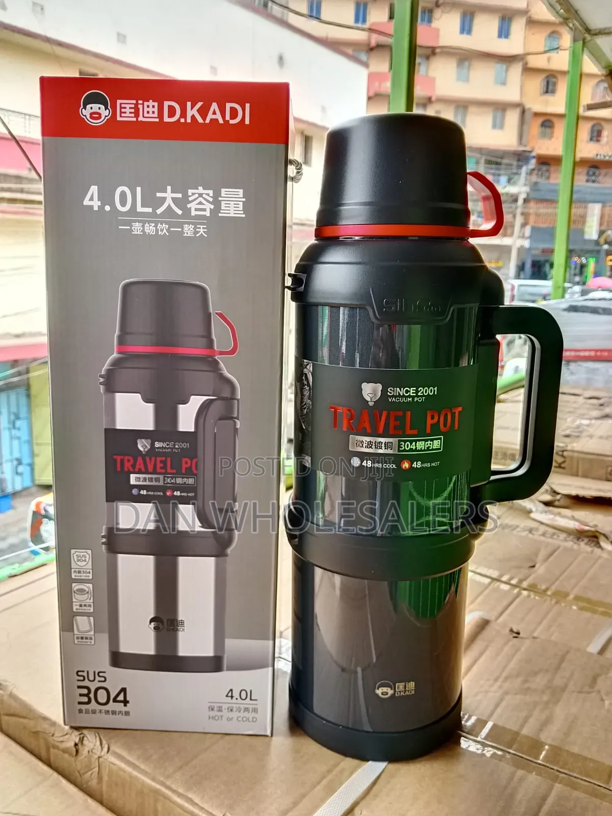 D.KADI FLASK 3.6 LITRES Travel Flask