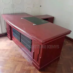Executive Office Table - Mahogany Executive Desk