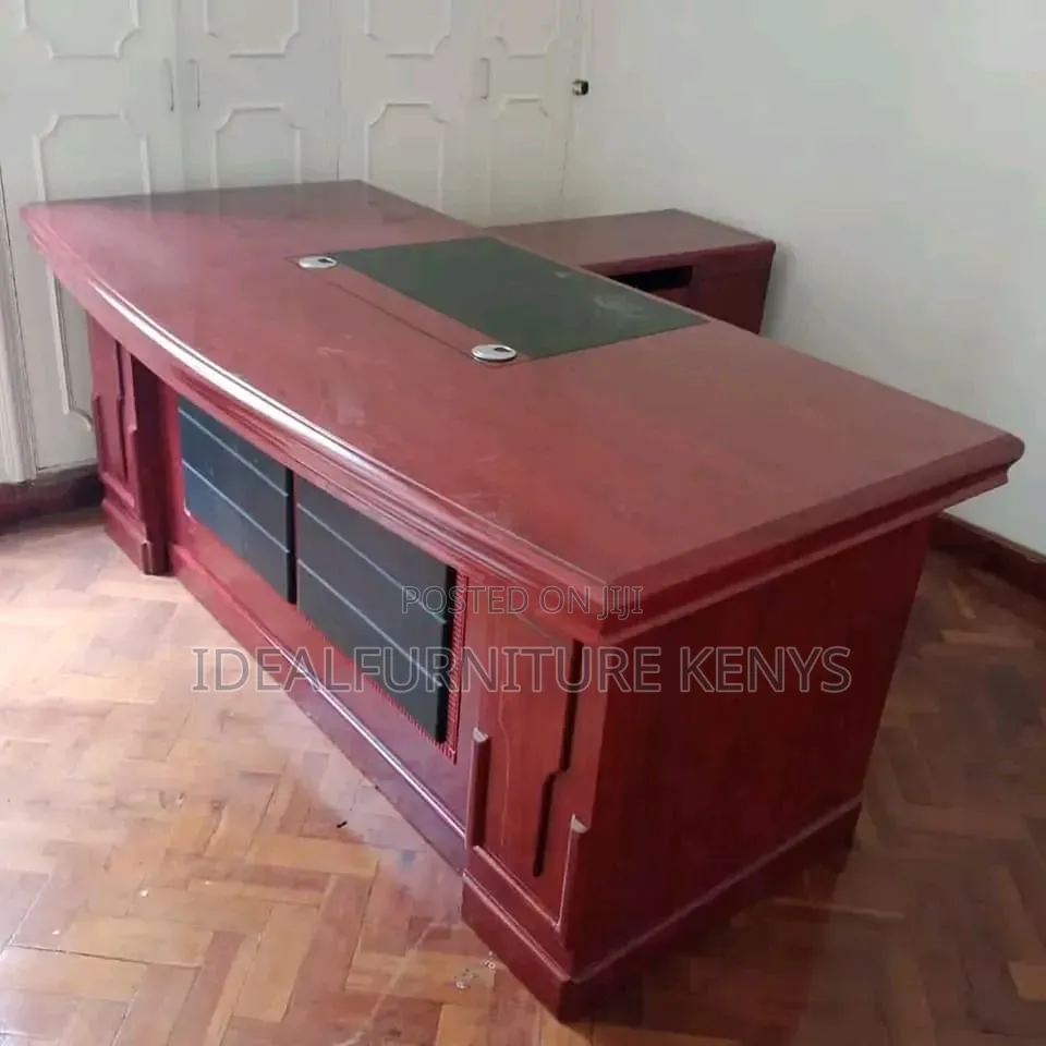 Executive Office Table - Mahogany Executive Desk