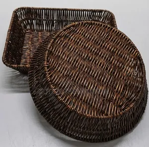 Waterproof Reed Woven Basket