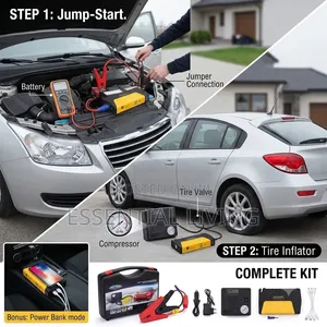 High Power Car Jump Starter Air Pump - Emergency Car Jump Starter