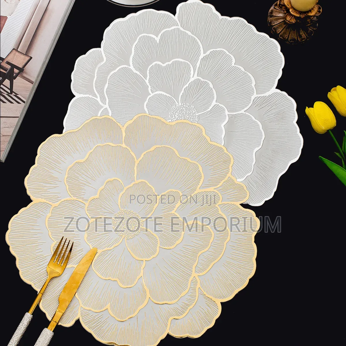 Water Proof 6pcs Woven Placement Mats