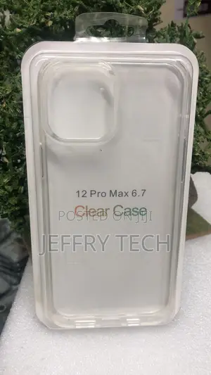 Transparent Clear Case Package Designed for iPhone 12 Pro Max.