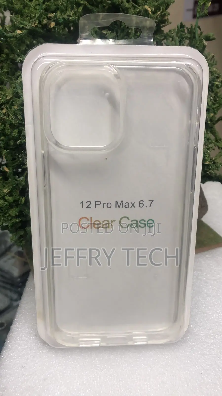 Transparent Clear Case Package Designed for iPhone 12 Pro Max.