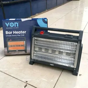 VON Quartz Heater 1600W With Humidifier – 4 Bar Electric Room Heater
