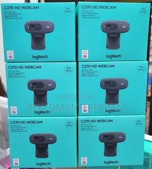 Logitech C270 HD 720p Webcam for Desktop and Laptop
