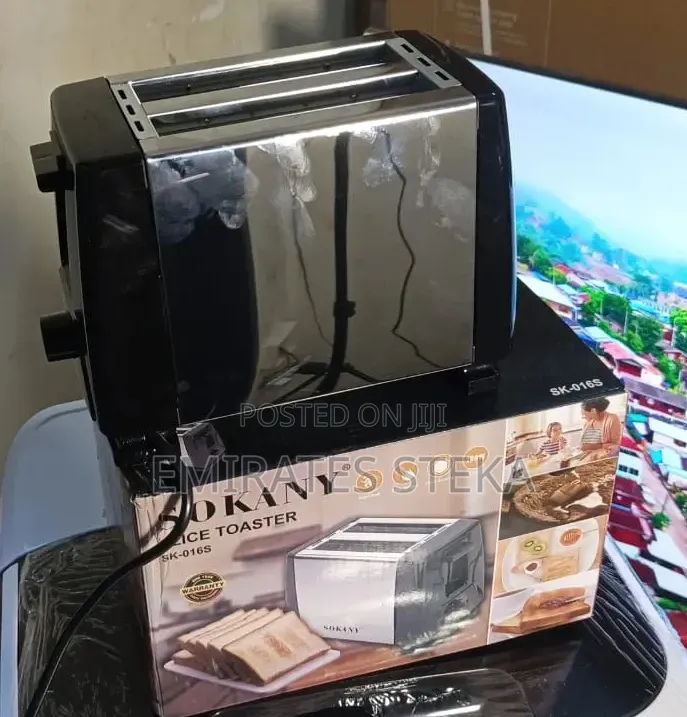 Sokany 2-Slice Pop-Up Bread Toaster (Electric Kitchen Toaster)