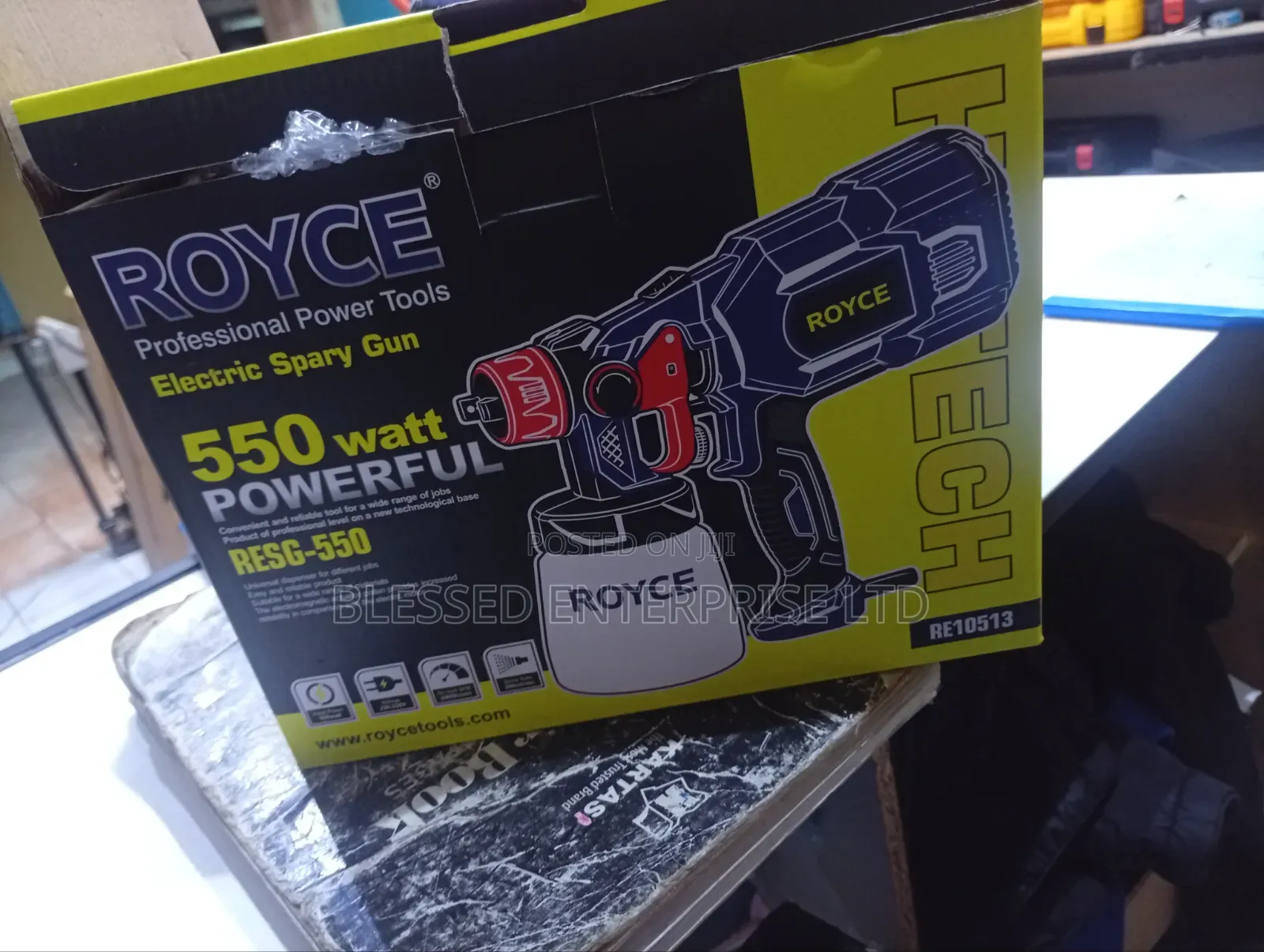 Royce Electric Professional Power Tool Spray Gun Machine 550 Watts