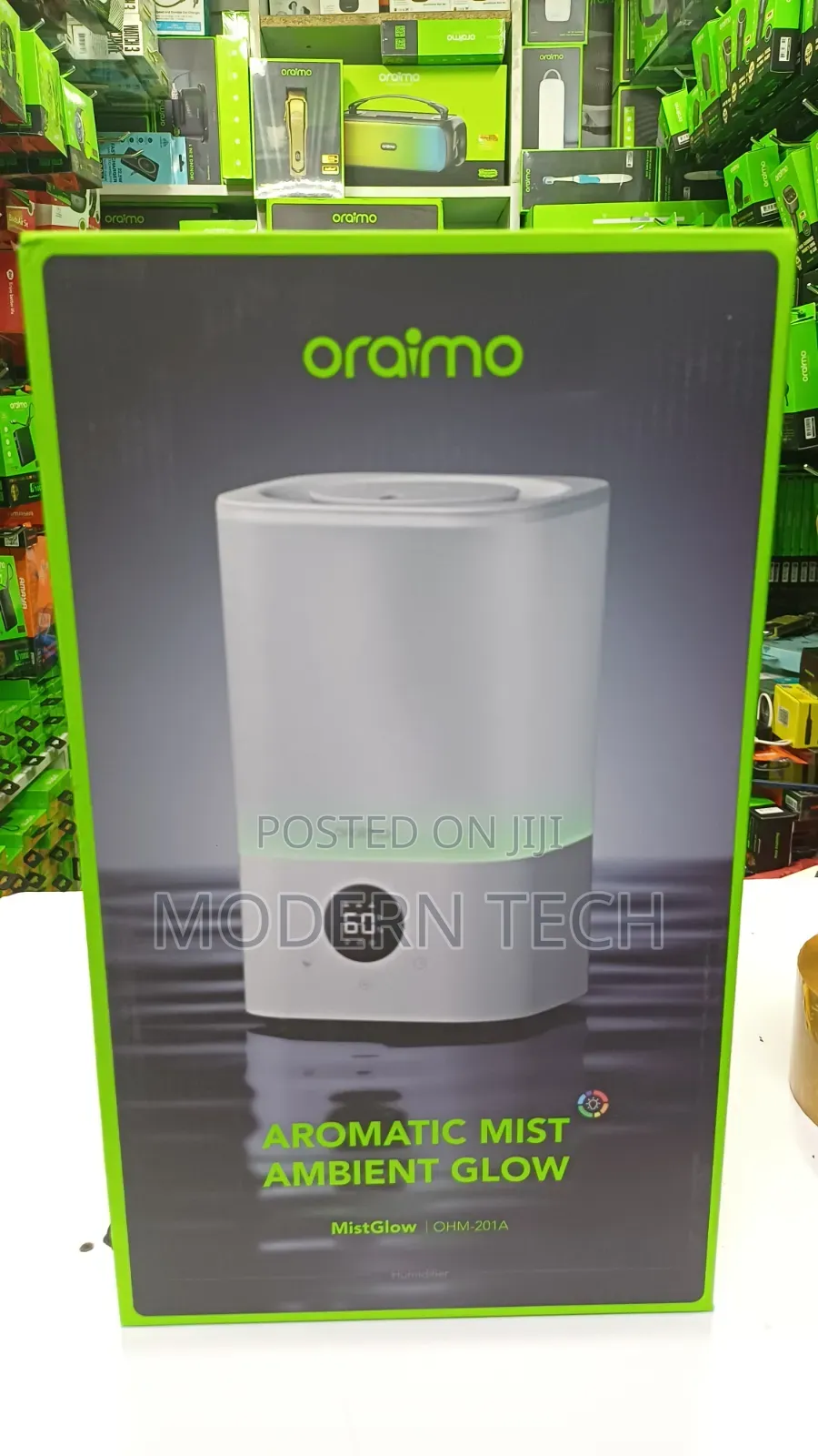 Oraimo 3.2L Smart Air Humidifier – 7-Color Ambient Light