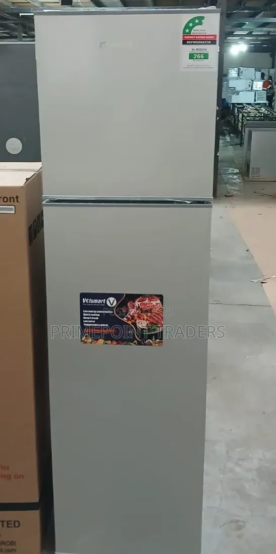 Volsmart 172L Double-Door Fridge –