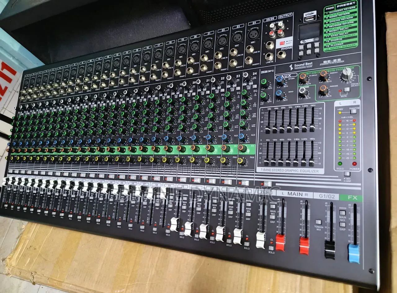 Soundbest 24 Channels Plain Mixer, BE 26