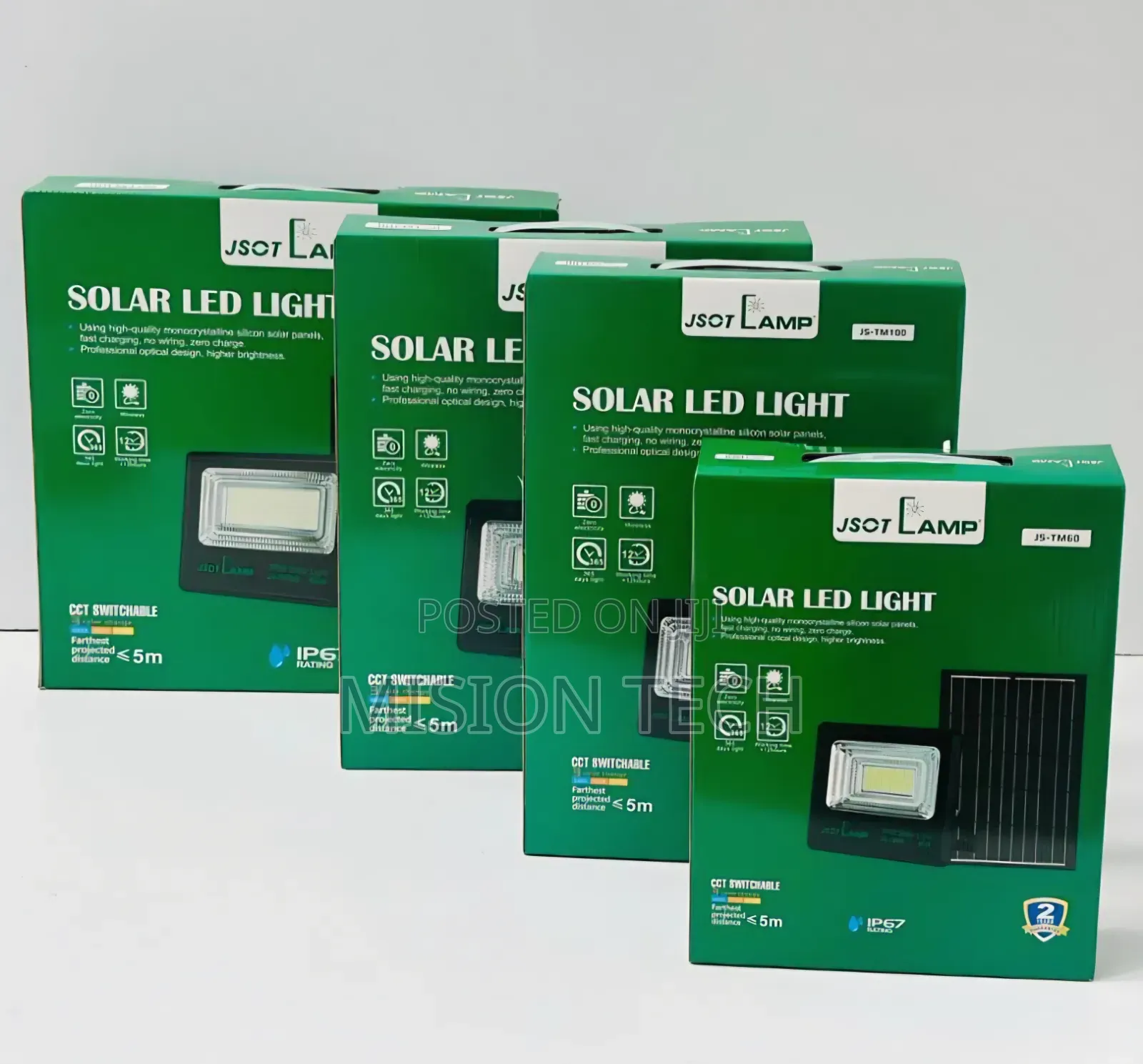 JSOT Lamp 200W Solar LED Light