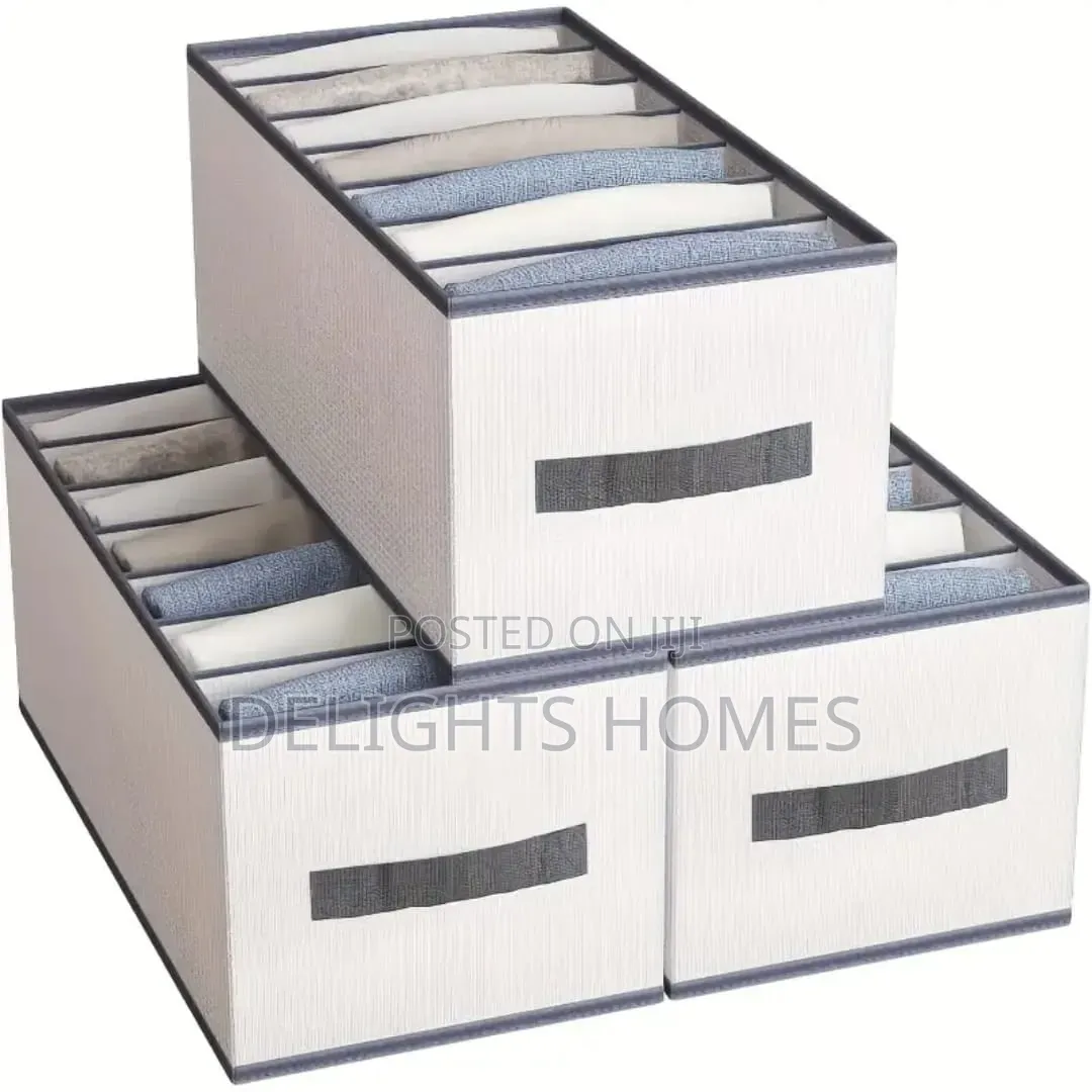 8 Grid Jeans Compartment Storage Box-Car