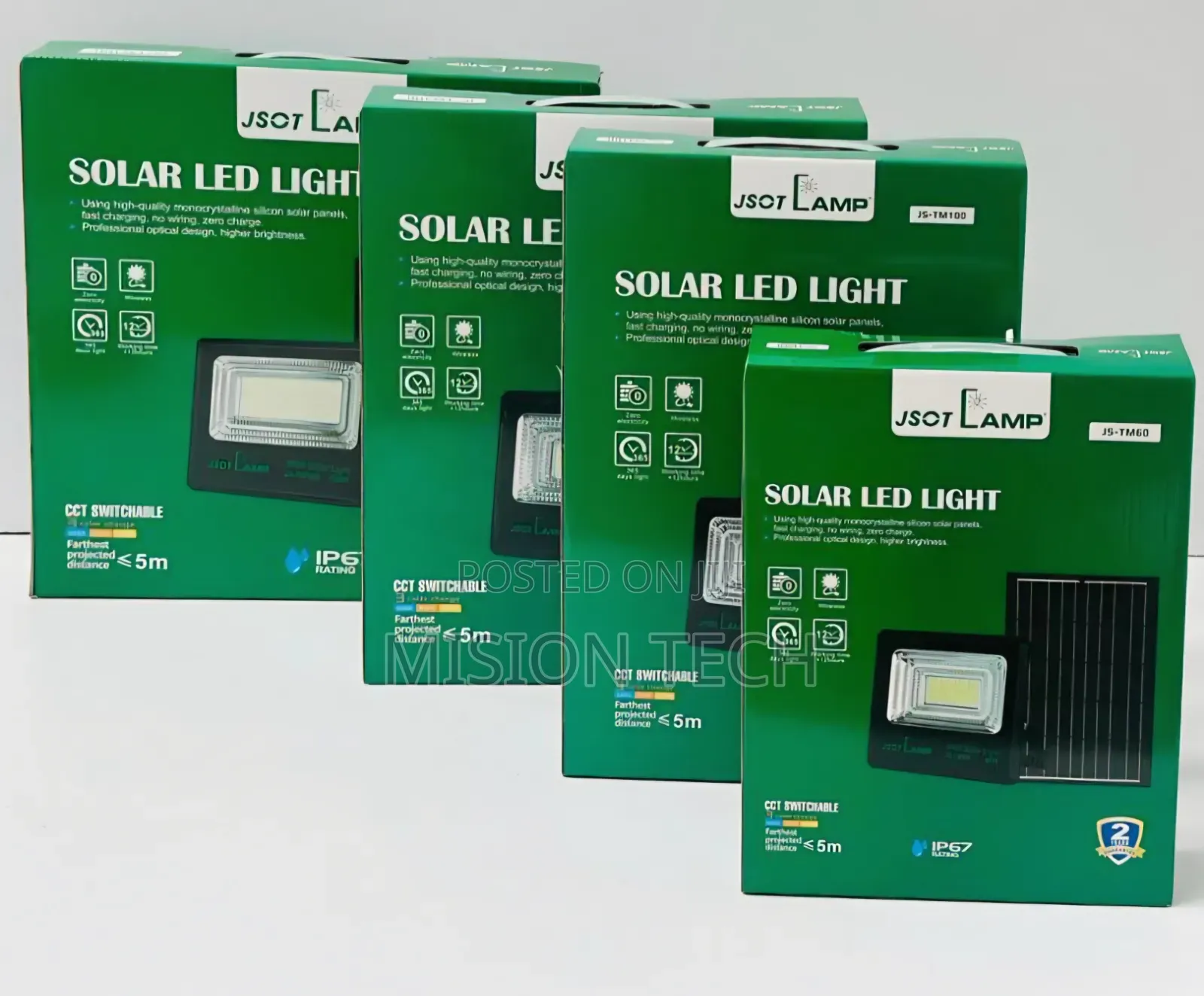 JSOT Lamp 200W Solar LED Light