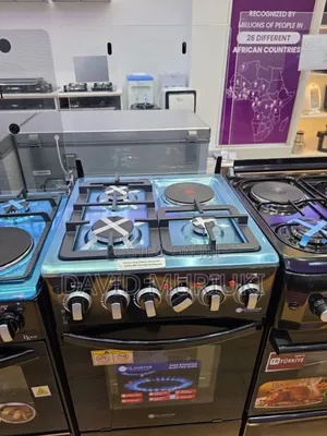 ROCH Black 50×55 Freestanding Cooker.