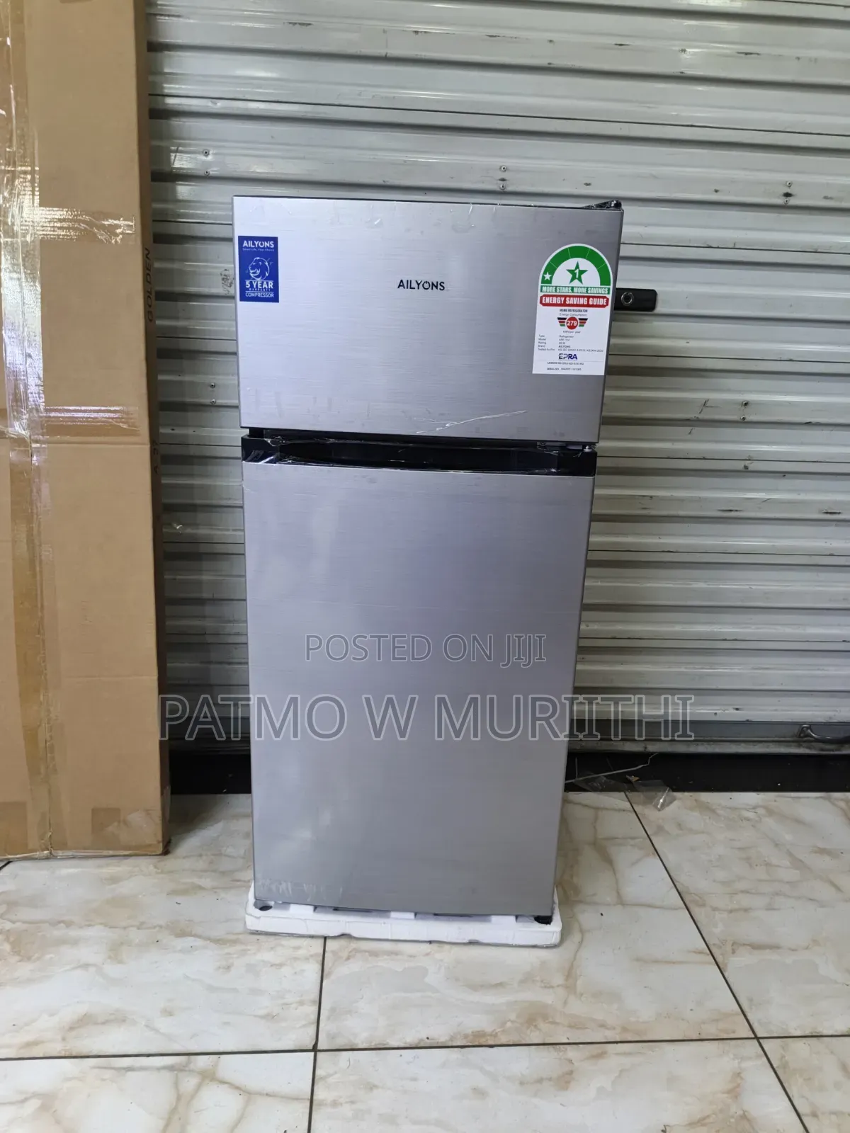 Fridge, Ailyons 112l Double Door Mini Fridge Arf-112