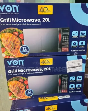 Von 20L Digital Microwave With Grill – Powerful Convenient