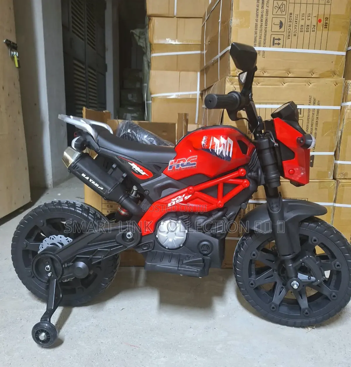 *Kids Electric Motorbike With Rubber Wheels