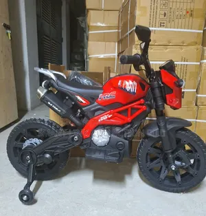 *Kids Electric Motorbike With Rubber Wheels