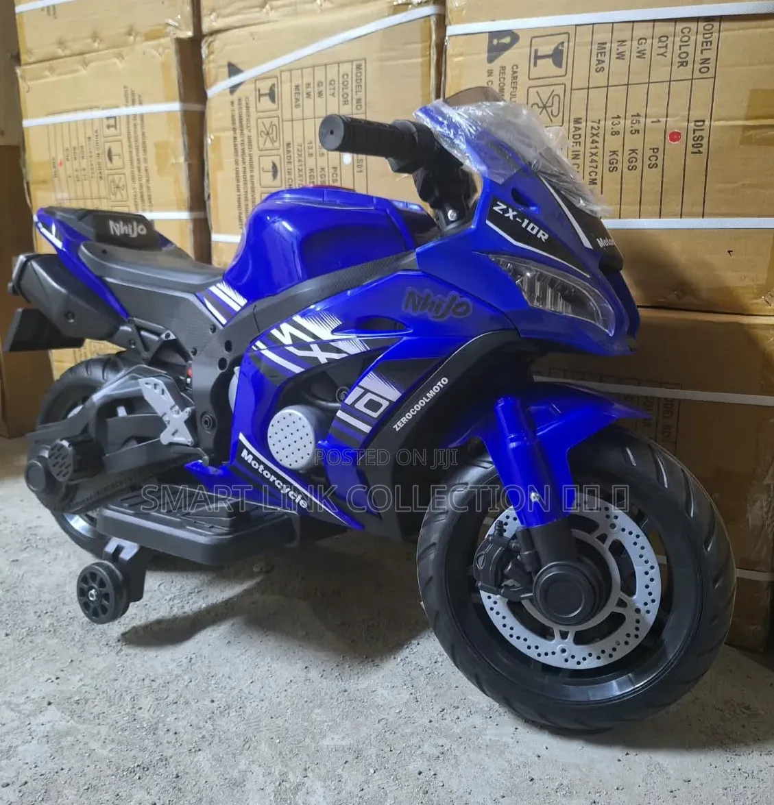 *Kids Electric Motorbike With Rubber Wheels