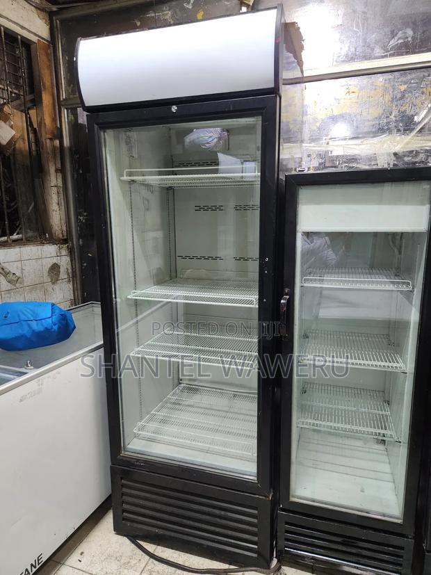 Black Good Condition Fridge - main view