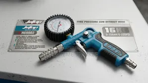 Tyre Pressure Gun Without Oil (Tire Inflator Gauge)