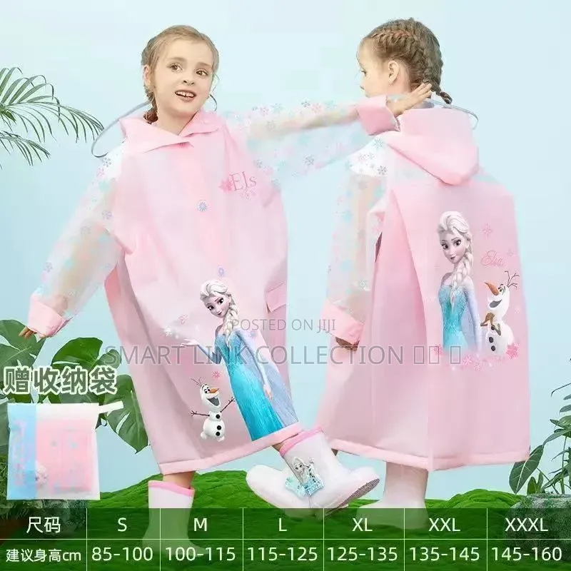 Kids Cartoon Raincoat Themed