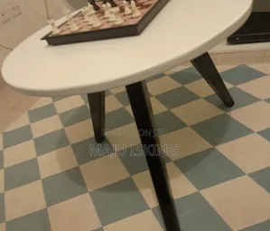 Nordic Round White Table