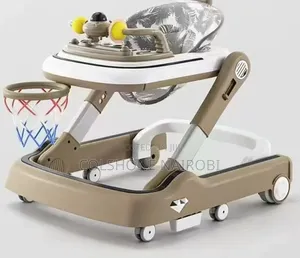 Baby Walker With Activity Tray Basketball Hoop