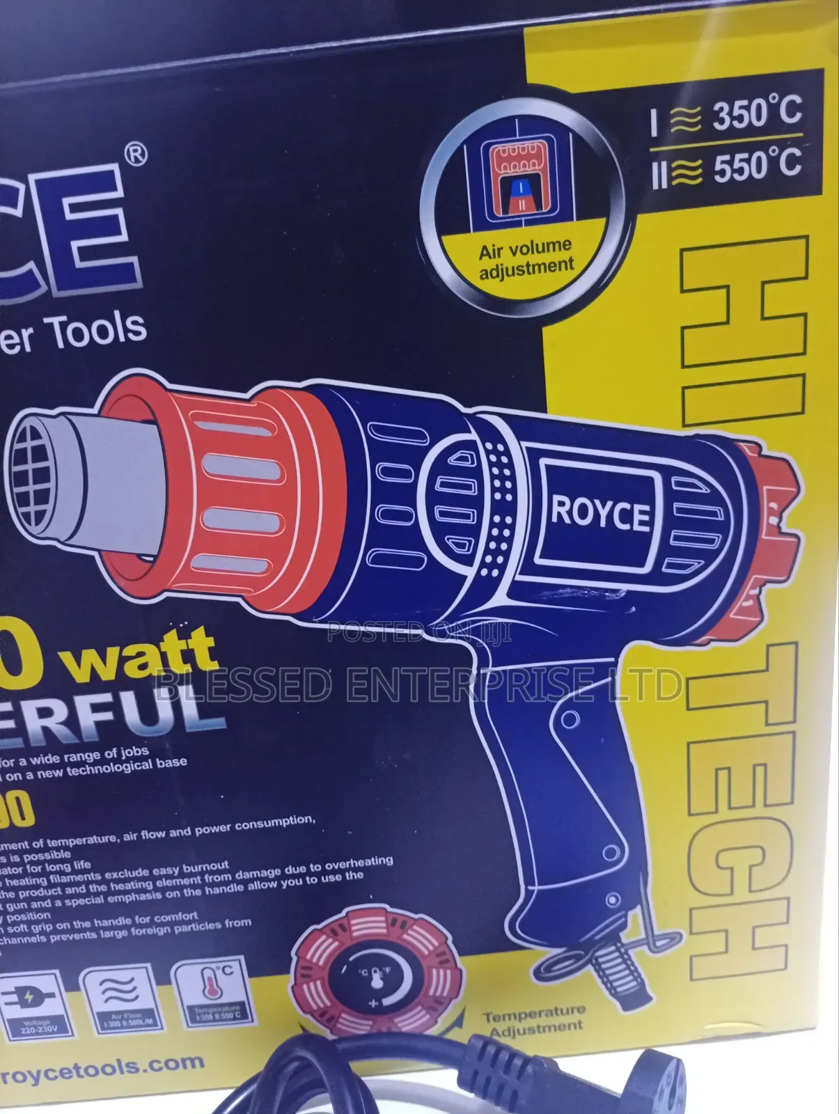 Portable Heat Gun Machine/Royce Heat Gun Machine