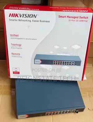 Hikvision Smart Managed 16Ports POE Switch 10/100m POE