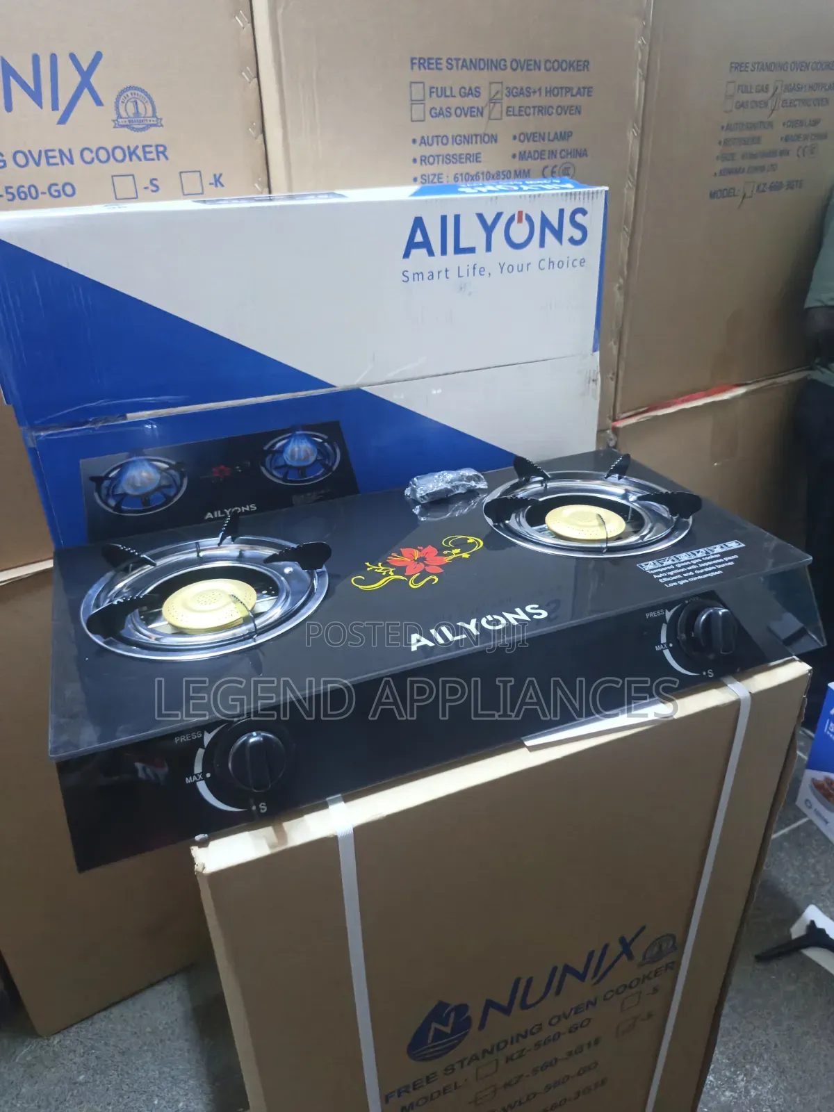 Ailyons 2 Burner Gas Cooker