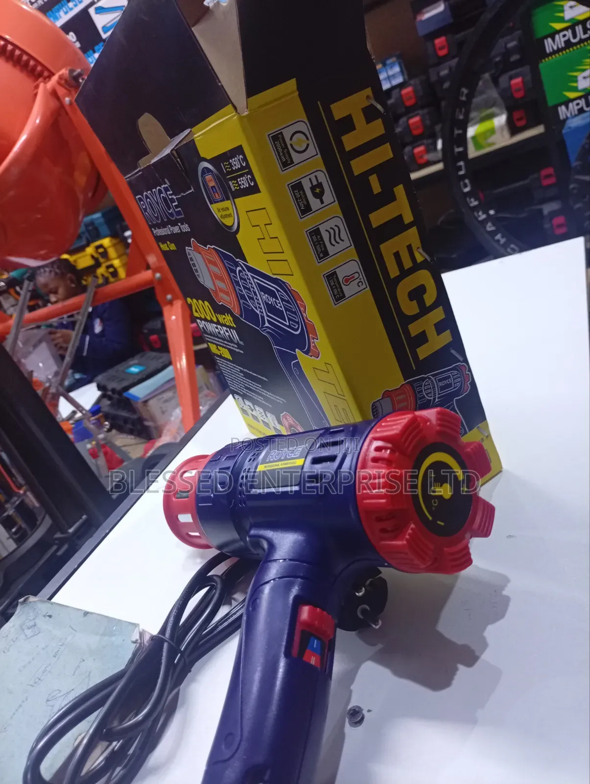 Royce Heat Gun Machine With Adjustable Temperature Knob