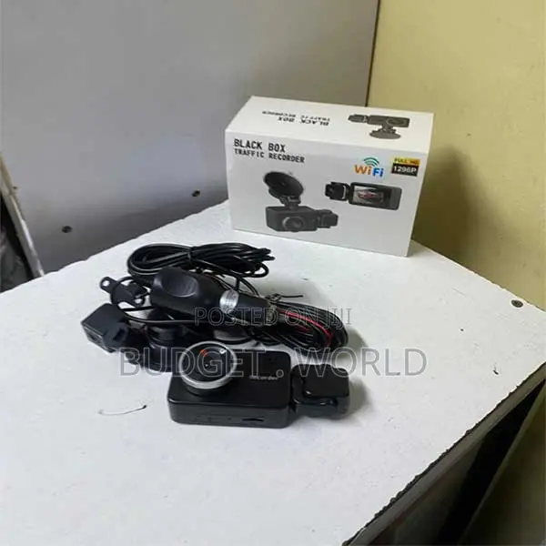 Vehicle Blackbox DVR, 1080P Full HD, Front + Rear + Cabin Cam Dashcam