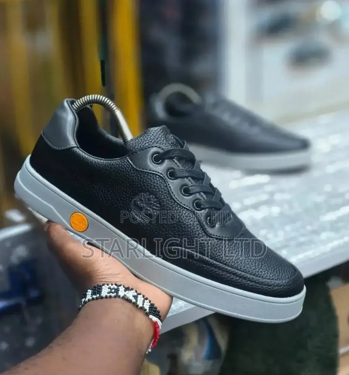 Black Grey Timberland Smart Casual