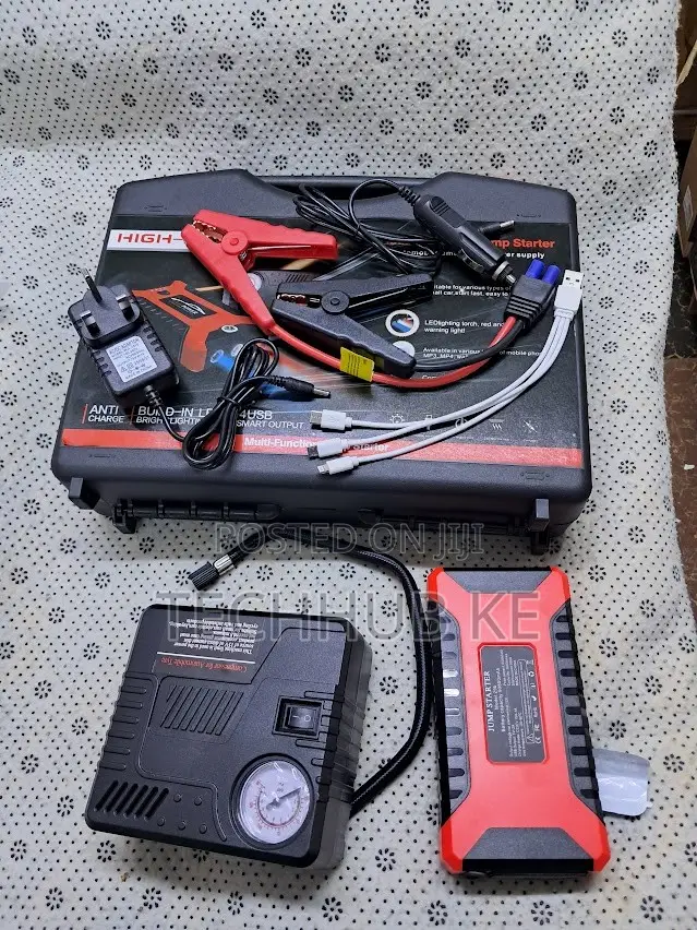 99800mAh High Power Car Jump Starter Power Bank Multifunctional Kit