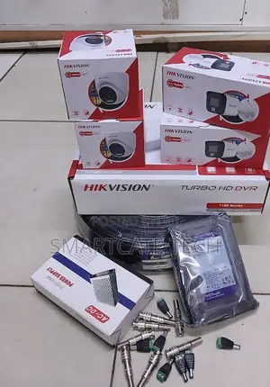 Hikvision Full Color CCTV Package – 4CH HD DVR With 4 Cameras