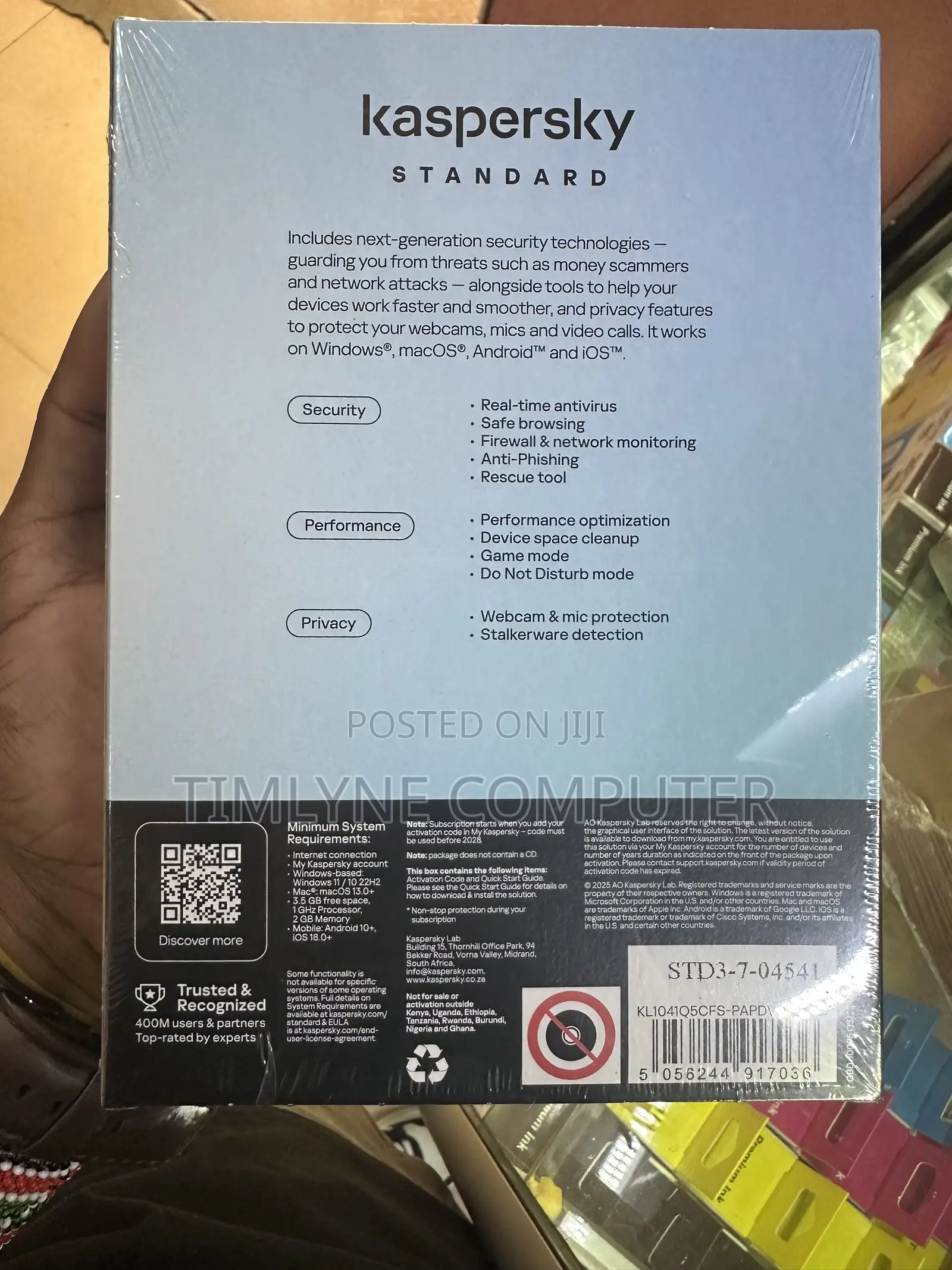 Kaspersky 3 User Antivirus