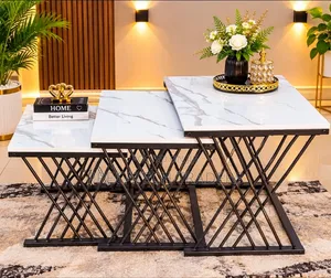 Modern Marble Nesting Coffee Tables