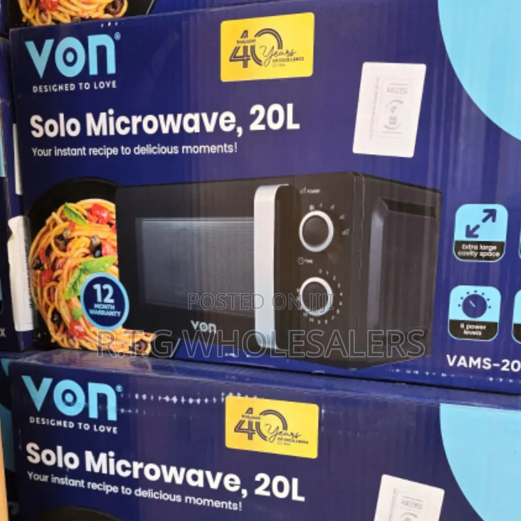 VON 20 Litres Mechanical Microwave Oven