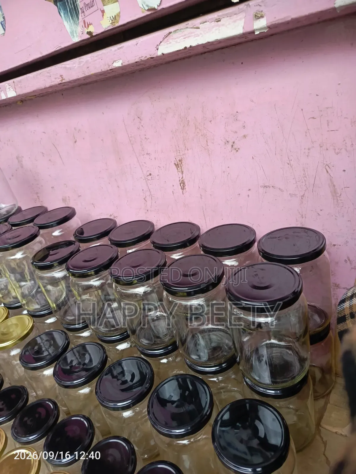 650ml Glass Jars( 6 PCS )