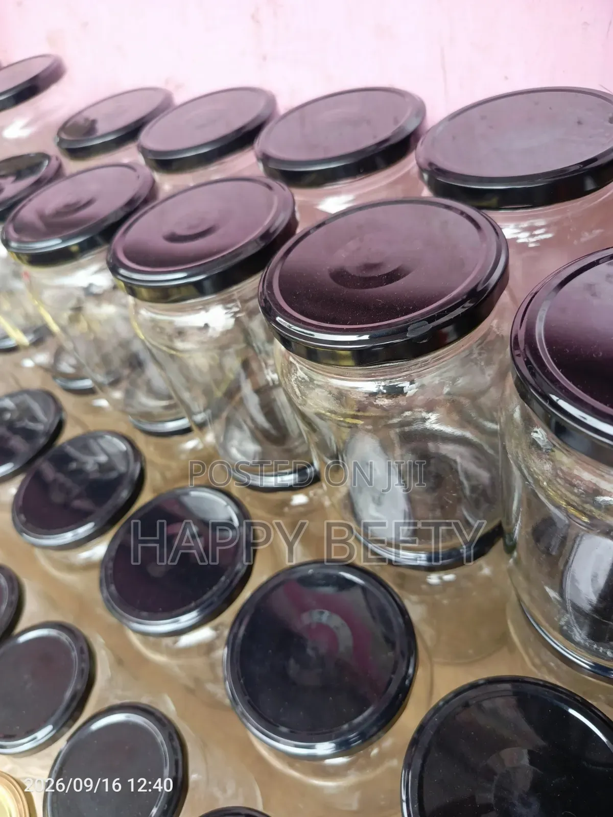 650ml Glass Jars( 6 PCS )