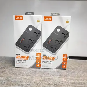 Ldnio Sc3412 3 AC Outlets Universal Extension