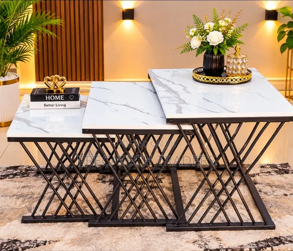 Luxury Marble Top Side Tables