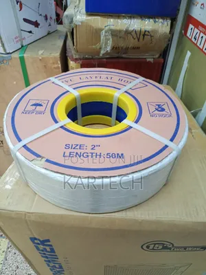 2" 50-Metre Flexible PVC Layflat Irrigation Water Delivery Pipe