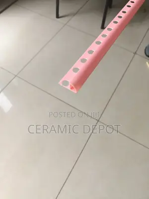PVC Tile Corner Stripe Sc-04 Close Pink 2.4m-Per Bundle of 100pcs